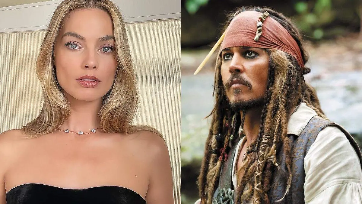 margot robbie y Johnny Depp